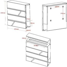 Briefkasten ANTHRAZIT RAL 7016 mit 2 Edelstahlblenden MAINZ